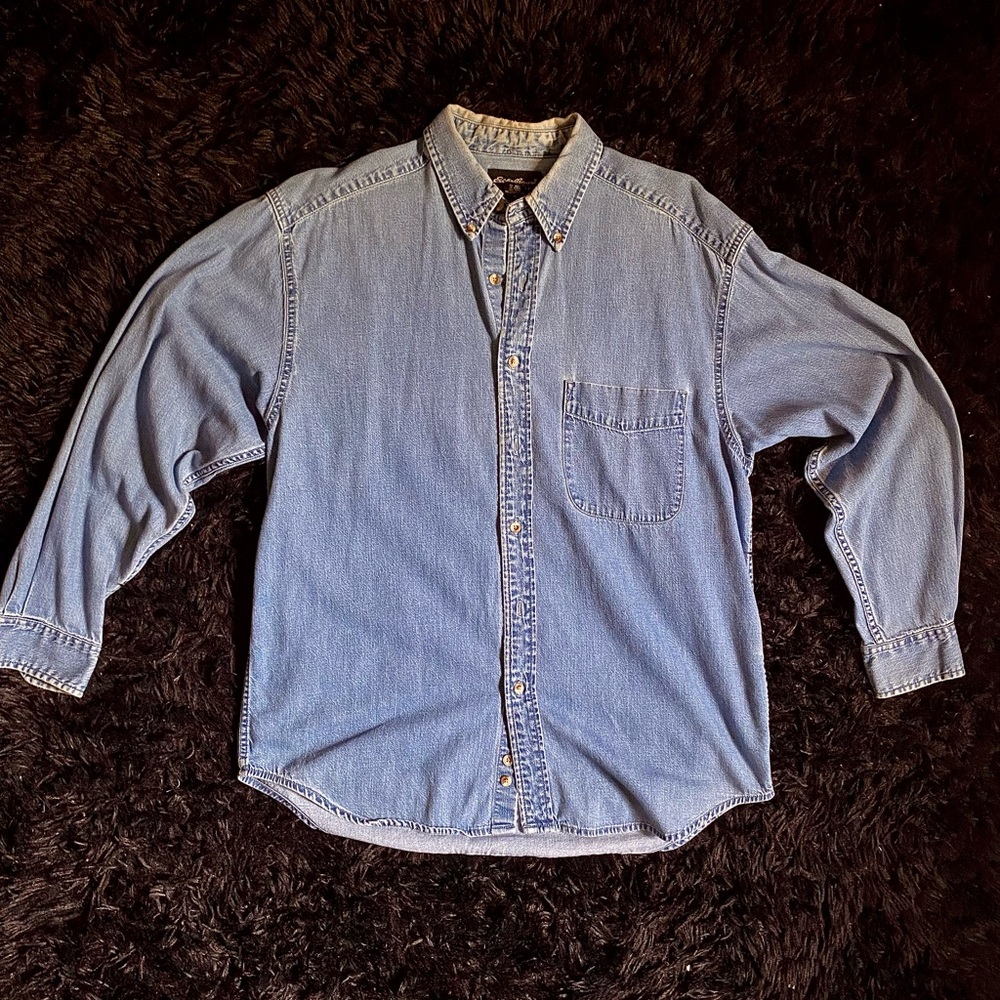 Vintage denim button up